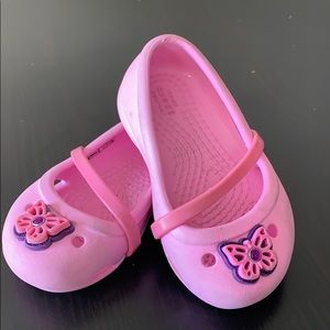 Pink Crocs Baby Girls Size 4